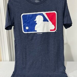 Boys Youth MLB Genuine Merchandise Heathered Blue Tee size XL 14-16